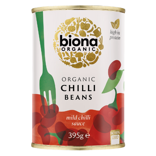 Organic Biona Chilli Beans 6X400G