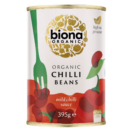 Organic Biona Chilli Beans 6X400G