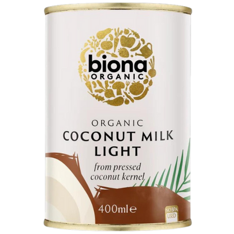 Organic Biona Coconut Milk 9% 6X400G