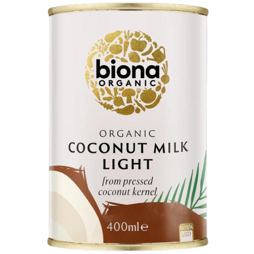 Organic Biona Coconut Milk 9% 6X400G