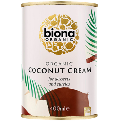 Organic Biona Coconut Cream 6X400Gr
