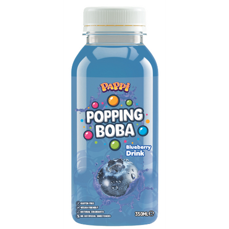 Pappi Blueberry Boba Tea 15X350Ml dimarkcash&carry