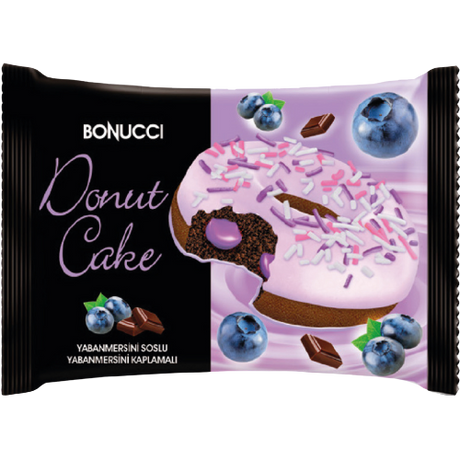 Bonucci Donut Cake With Blueberry 24X40G dimarkcash&carry