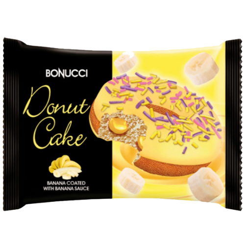 Bonucci Donut Cake With Banana 24X40G dimarkcash&carry