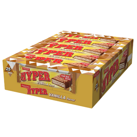 Prestige Hyper Wafers Vanilla 25X50G dimarkcash&carry