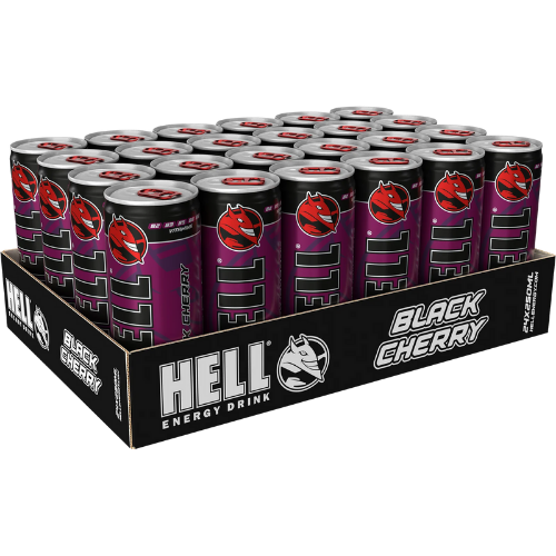 Hell Energy Drink Black Cherry 24X250Ml dimarkcash&carry