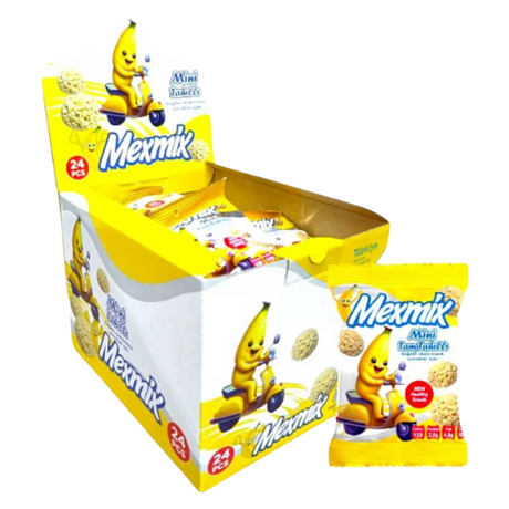 Mexmix Mini Cookies Banana (Tahilli) 24X28G dimarkcash&carry