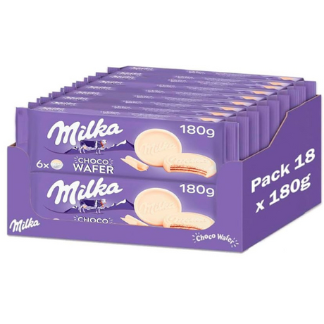 Milka Choco Wafer White 18X180G dimarkcash&carry