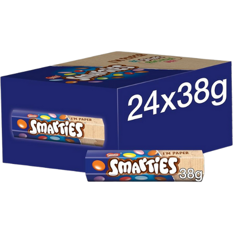 Smarties Hexatube Chocolate Tube 24X38G dimarkcash&carry
