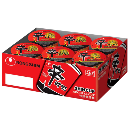 Nongshim Shin Cup Noodle *CUP* 6x68g dimarkcash&carry