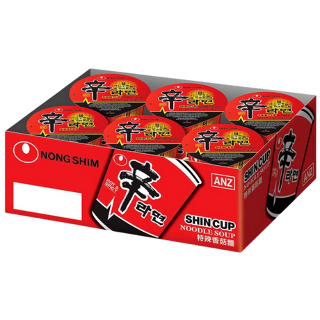 Nongshim Shin Cup Noodle *CUP* 6x68g dimarkcash&carry