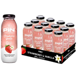 Pin Drinks Strawberry & Vanilla Glass 24X250Ml dimarkcash&carry
