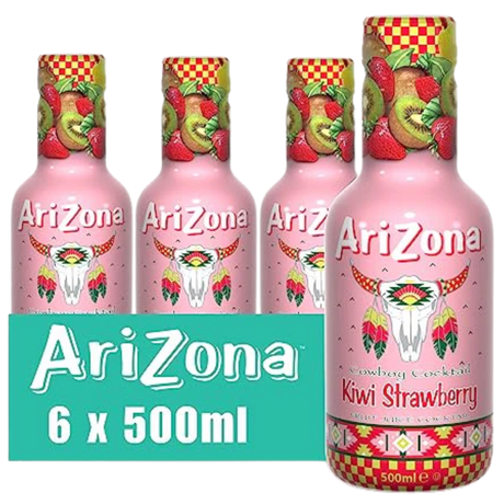 Arızona Kiwi Strawberry 6X500Ml dimarkcash&carry