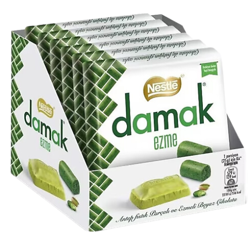 Damak Ezme Pistachıo Cream Chocolate Bar 6X55G