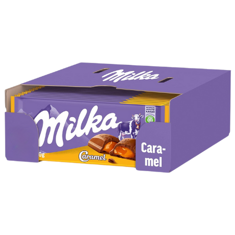 Milka Caramel Chocolate Bar 23X100G dimarkcash&carry