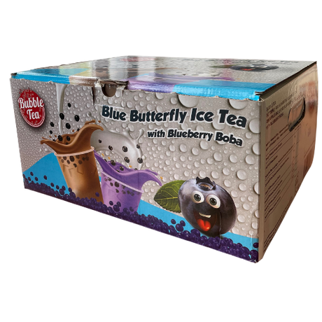 Bubble Tea Butterfly Ice Tea With Blueberry 12X350Ml dimarkcash&carry