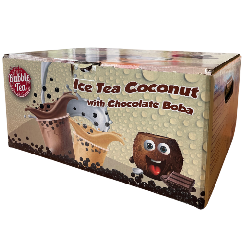 Bubble Tea Coconut With Chocolate Boba 12X350Ml dimarkcash&carry