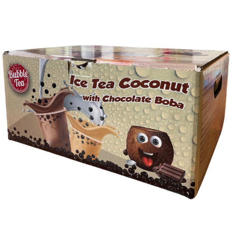 Bubble Tea Coconut With Chocolate Boba 12X350Ml dimarkcash&carry