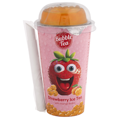 Bubble Tea Strawberry With Mango Boba 12X350Ml dimarkcash&carry