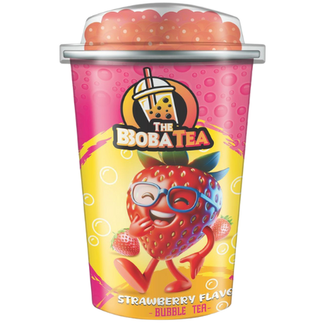 Bubble Boba Tea Strawberry 12X350ML dimarkcash&carry