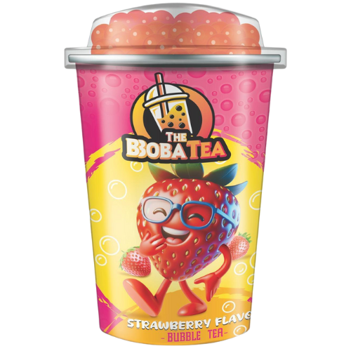 Bubble Boba Tea Strawberry 12X350ML dimarkcash&carry