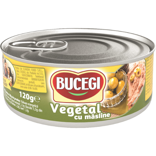 Bucegi Vegetable Pate With Olives 6X120G dimarkcash&carry