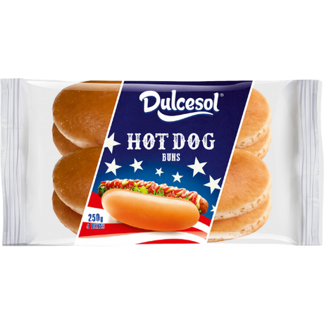 Hot Dog Buns 8X250G