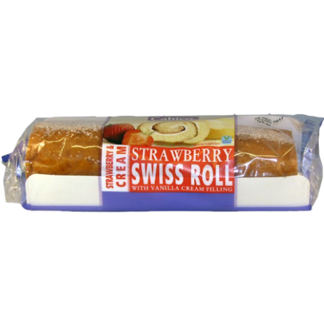 Cabico Swiss Roll Strawberry 6X300G