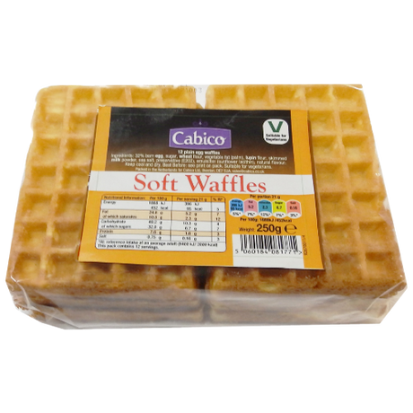 Cabico Plain Soft Waffles 12X250G