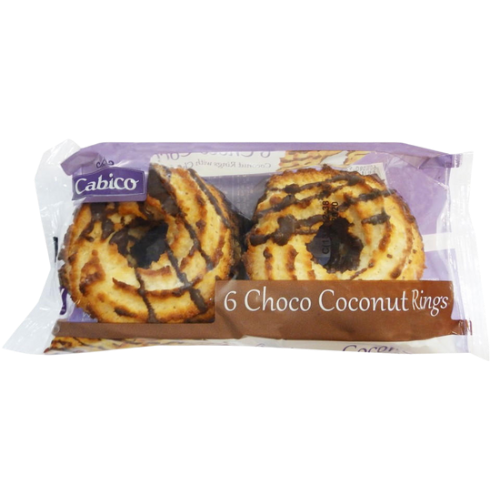 Cabico 6 Choc Coconut Rings 16X200G