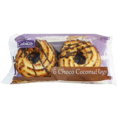 Cabico 6 Choc Coconut Rings 16X200G