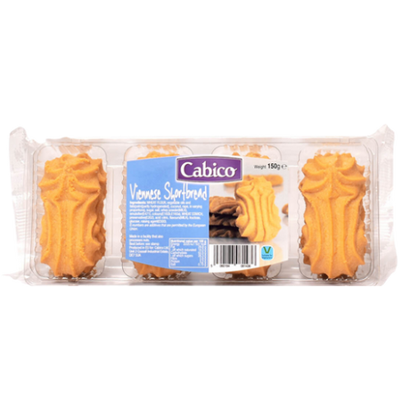 Cabico Viennese Shortbread 20X150G