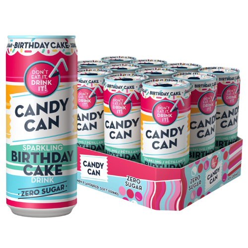 Candy Can Birthday Cake 12X330Ml dimarkcash&carry