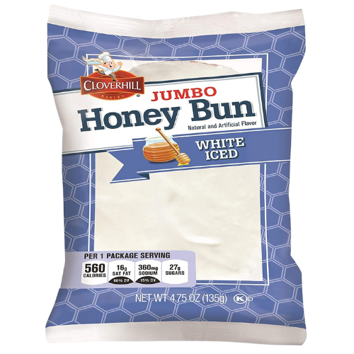 Cloverhill Bakery Honey Bun White Iced 6X113G dimarkcash&carry