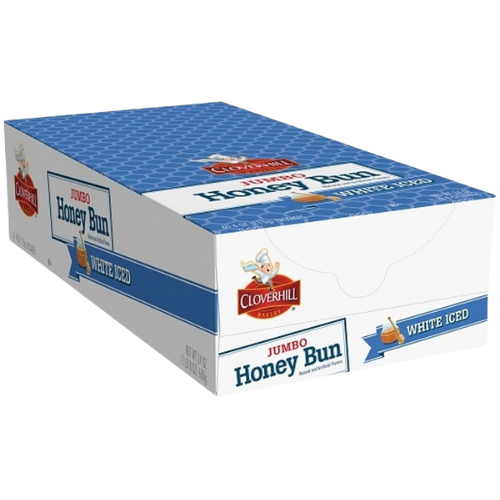 Cloverhill Bakery Honey Bun White Iced 6X113G dimarkcash&carry