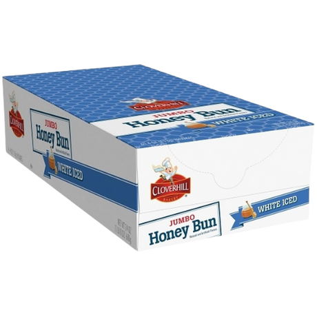 Cloverhill Bakery Honey Bun White Iced 6X113G dimarkcash&carry