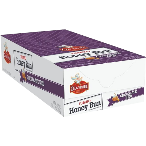 Cloverhill Bakery Honey Bun Chocolate Iced 6X113G dimarkcash&carry