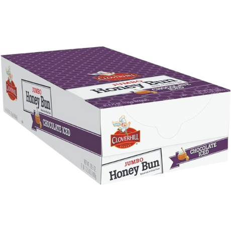 Cloverhill Bakery Honey Bun Chocolate Iced 6X113G dimarkcash&carry