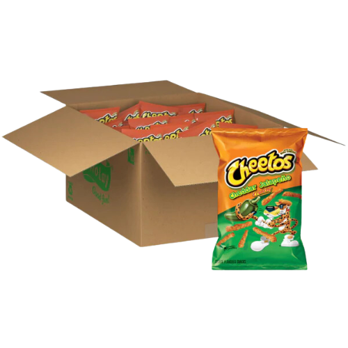 Cheetos Crunchy Cheddar Jalapeno 10X226.8G dimarkcash&carry