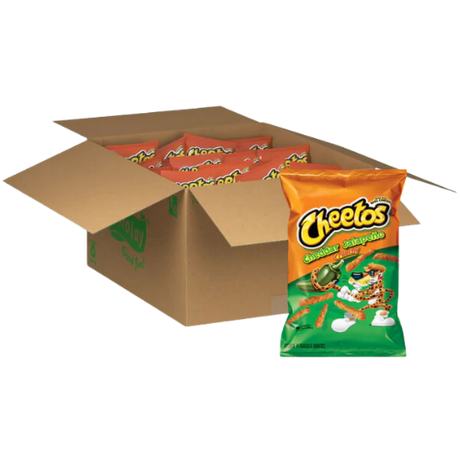Cheetos Crunchy Cheddar Jalapeno 10X226.8G dimarkcash&carry