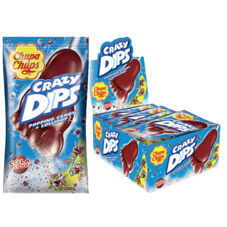 Chupa Chups Crazy Dips Cola 24X14G