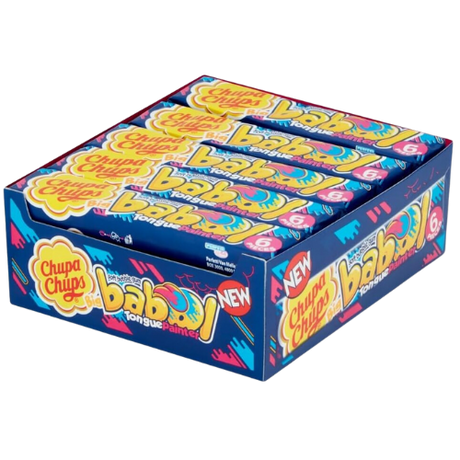 Chupa Chups Bıg Babol Zungenmaler Blue Raspberry Gum 20X27.6G dimarkcash&carry