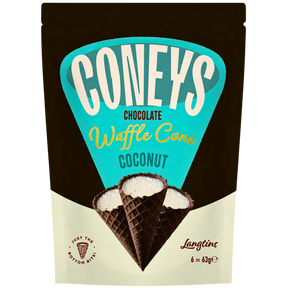 Coneys- White Cone Vanilla 12X63G dimarkcash&carry