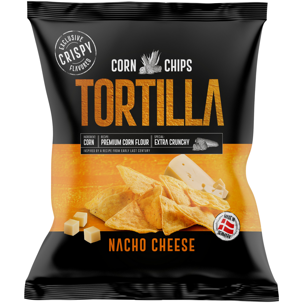 Corn Chips Tortilla Nacho Cheese 12X150G dimarkcash&carry