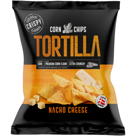 Corn Chips Tortilla Nacho Cheese 12X150G dimarkcash&carry