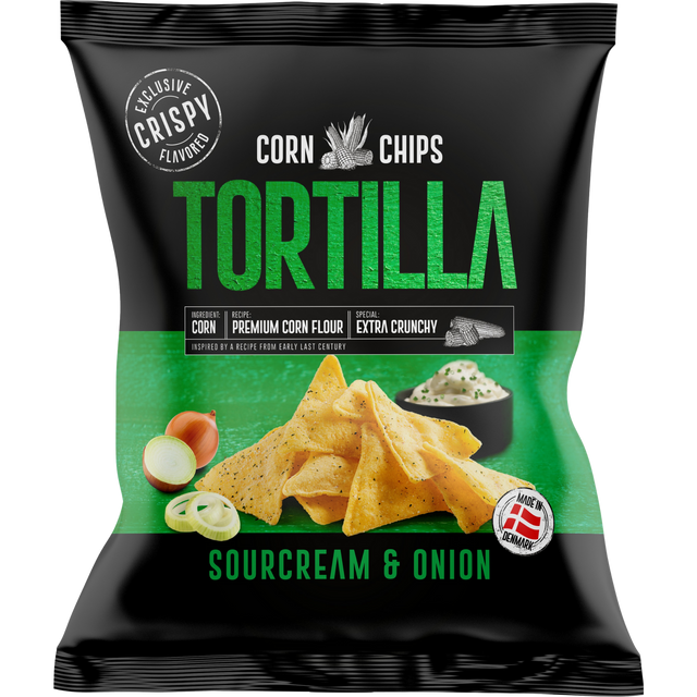 Corn Chips Tortilla Sour Cream & Onion 12X150G dimarkcash&carry