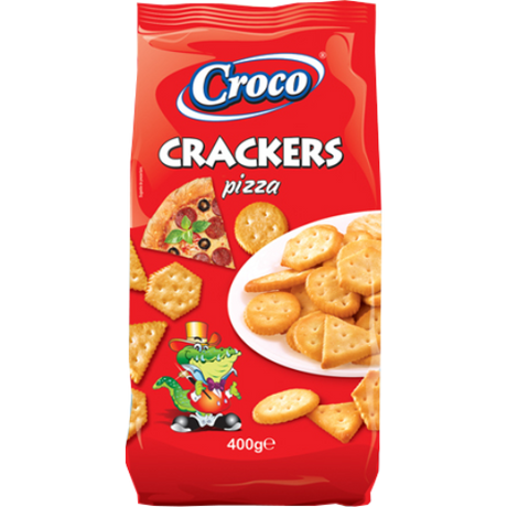 Croco Crackers Pizza 12X400G dimarkcash&carry