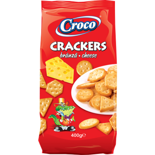 Croco Crackers Cheese 12X400G dimarkcash&carry