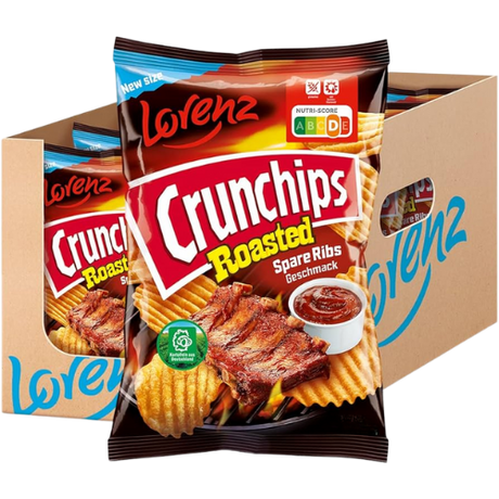 Crunchips Roasted Spare Ribs - 10X140G dimarkcash&carry