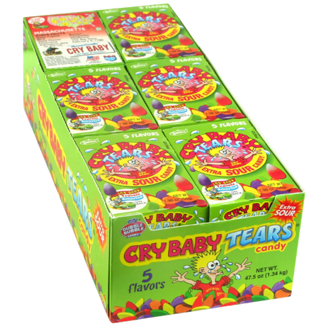 Cry Baby Tears Sour Candy 5 Flavour 24X56G dimarkcash&carry